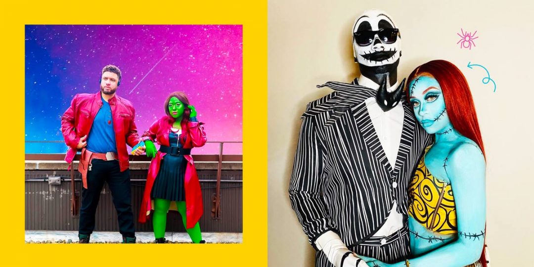 Fantasias de Halloween Casal: Ideias fáceis de copiar e divertidas