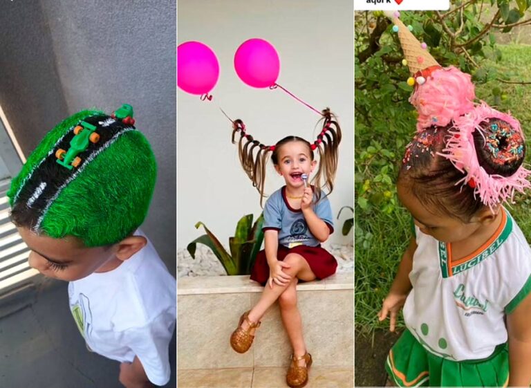 Dia do Cabelo Maluco: Ideias para Meninas e Meninos