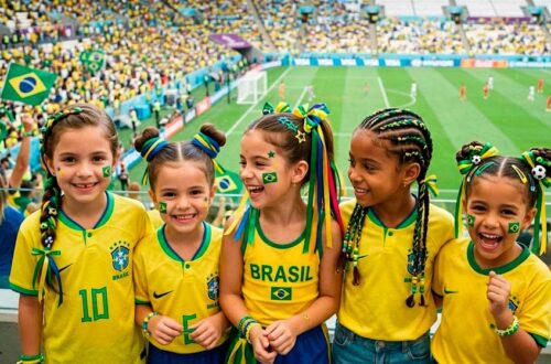 Penteado Infantil para a Copa do Mundo